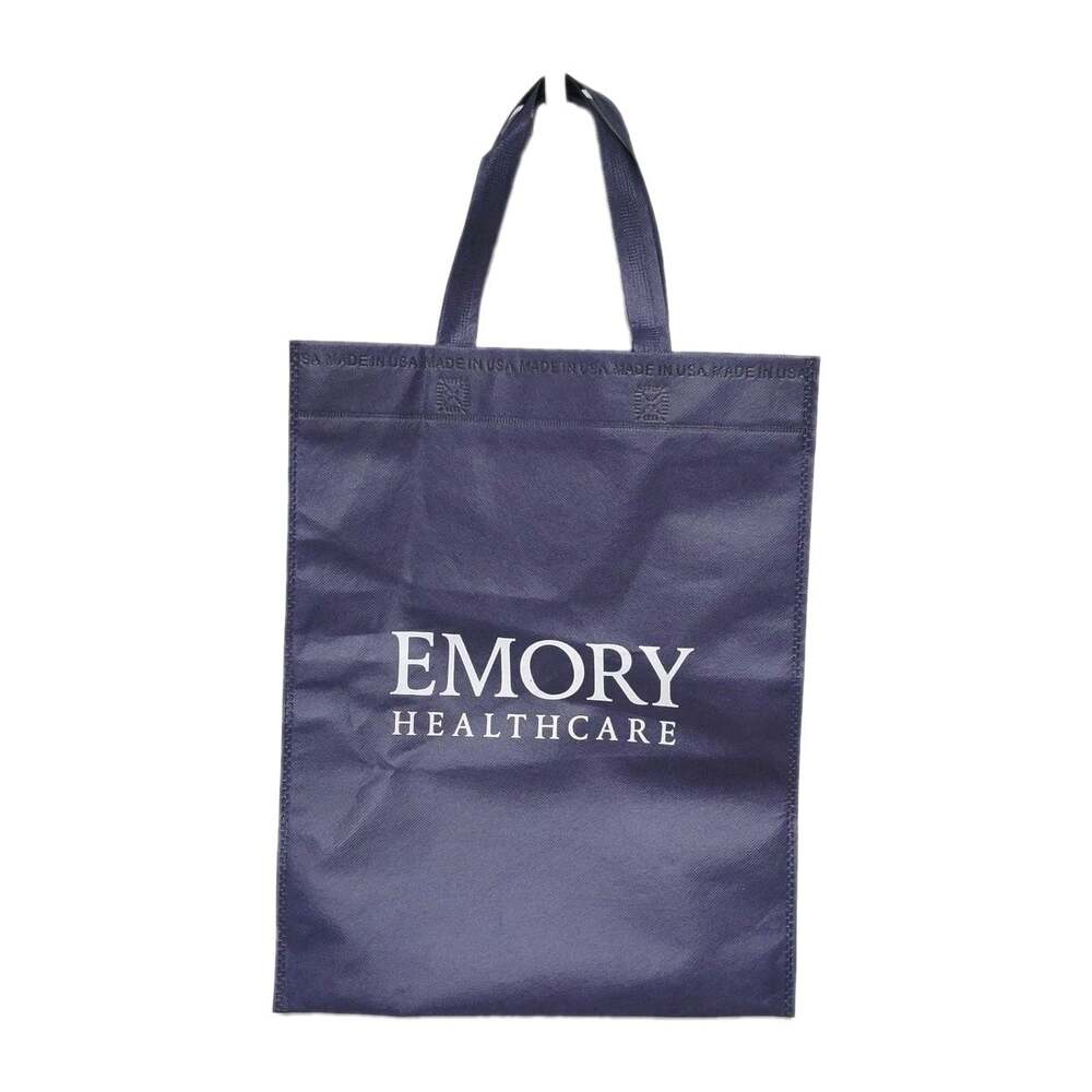 Emory Healthcare Reusable Shopping Tote Bag New Purple 13" X 17" Large